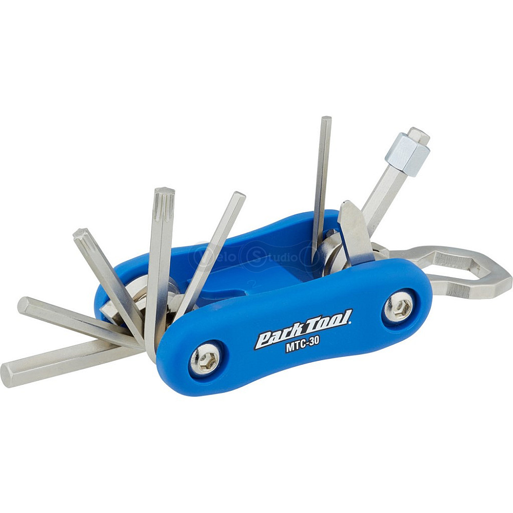 Мультитул Park Tool MTC-30, 2,5/3/4/5/6/8mm, T25/T30, отвёртка, накидной ключ 8 и 15 мм
