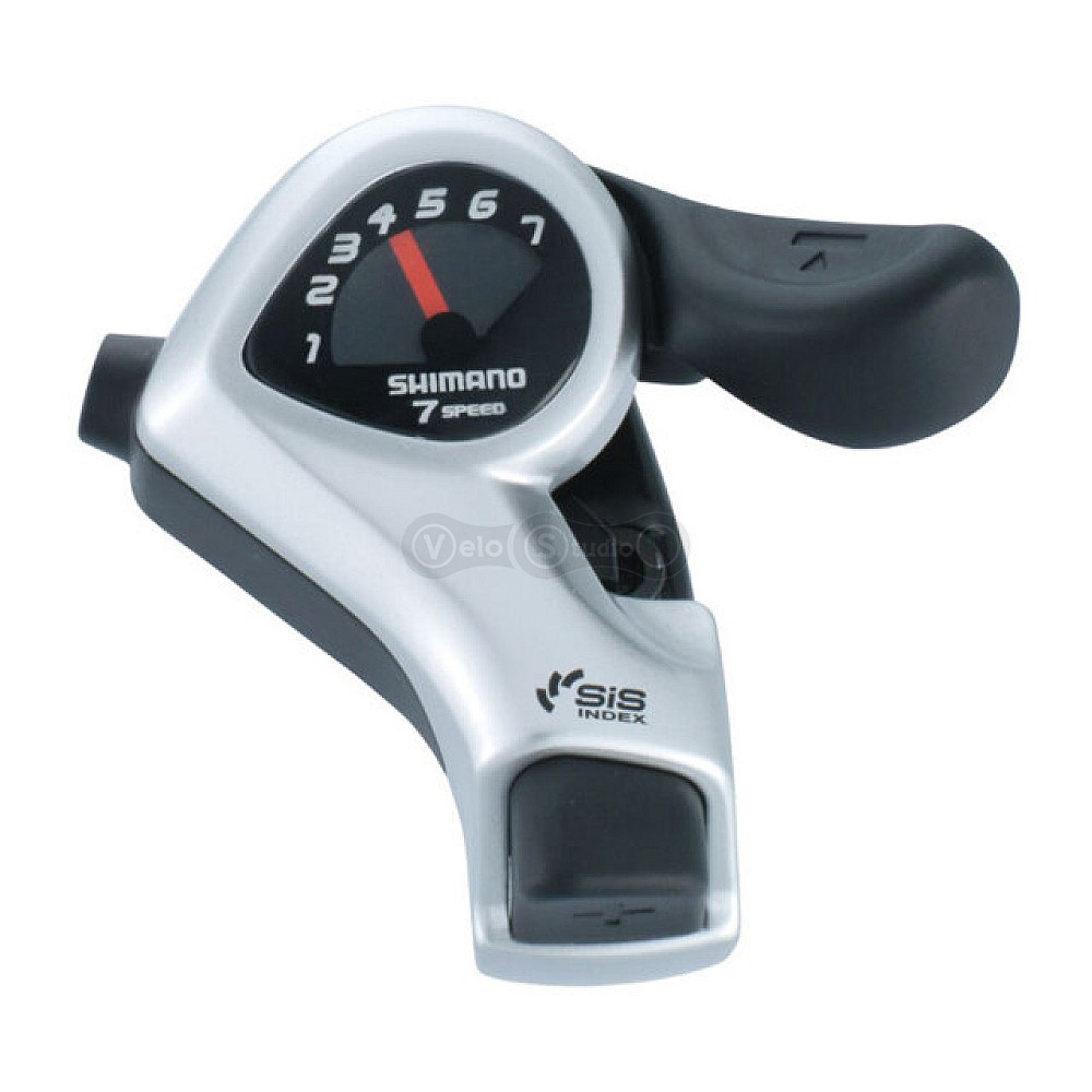 Манетка Shimano SL-TX50 права, 7-швидкостей+трос, срібляста