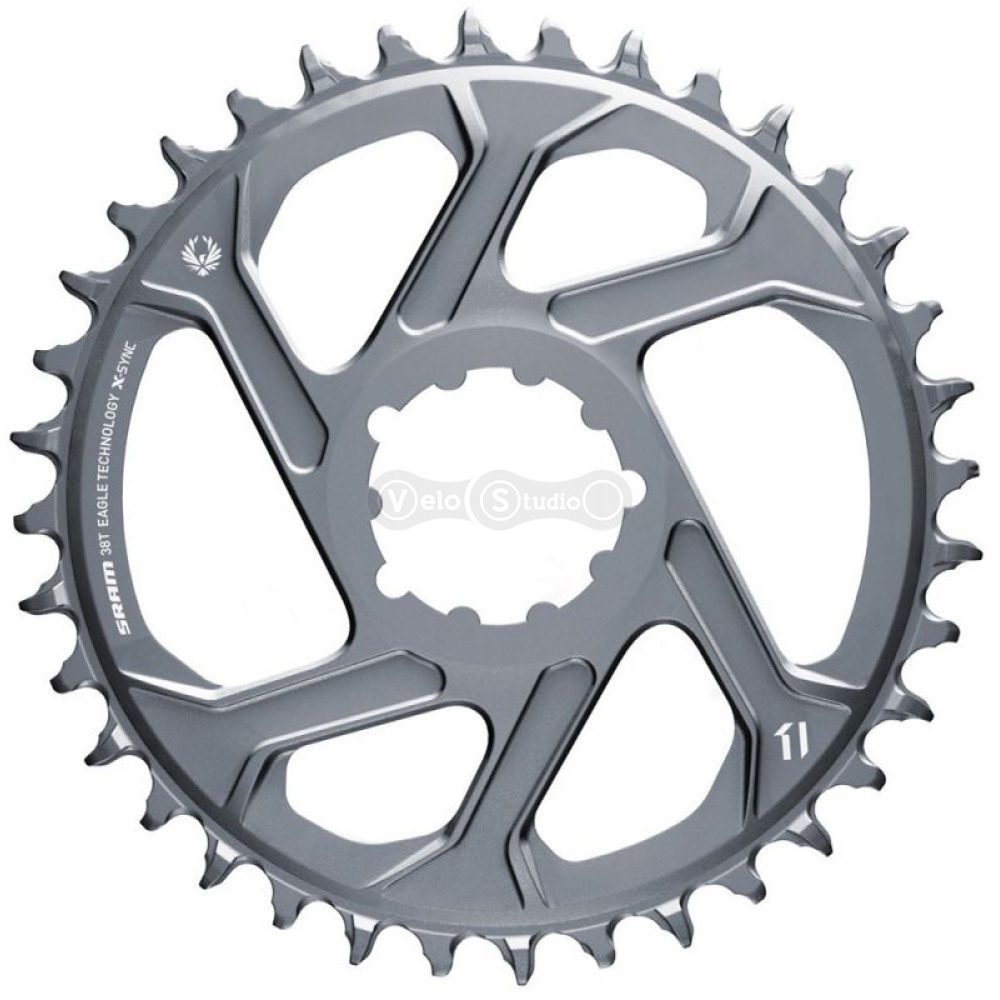 Звезда шатунов SRAM X-SYNC 2 34T Direct Mount 3mm Offset Boost Eagle Polar Grey