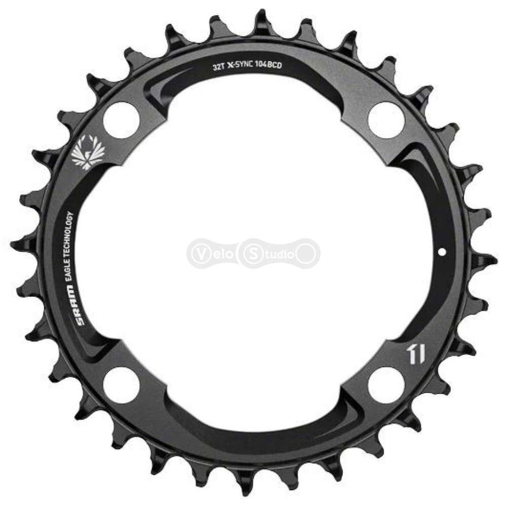Зірка шатунів SRAM X-SYNC 2 32T 104 BCD Aluminum Eagle Black