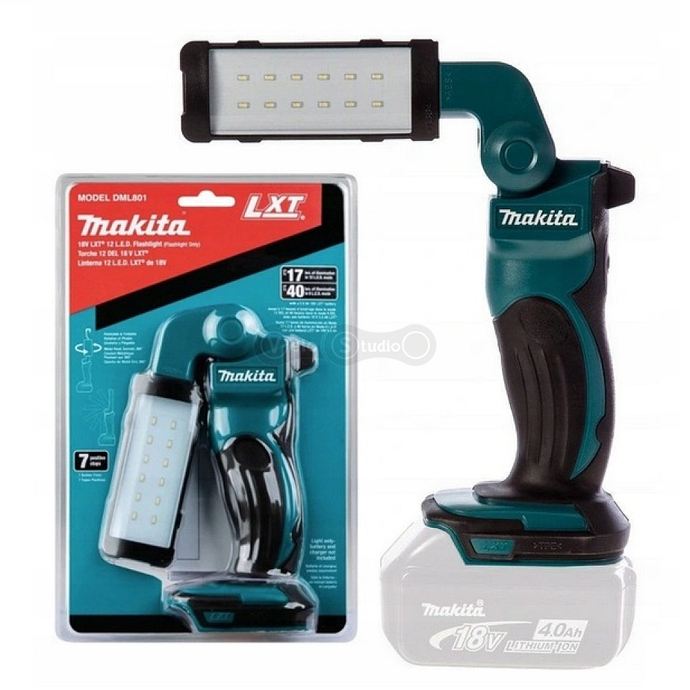 Аккумуляторный фонарь Makita DML801 18V - до 40 часов свечения