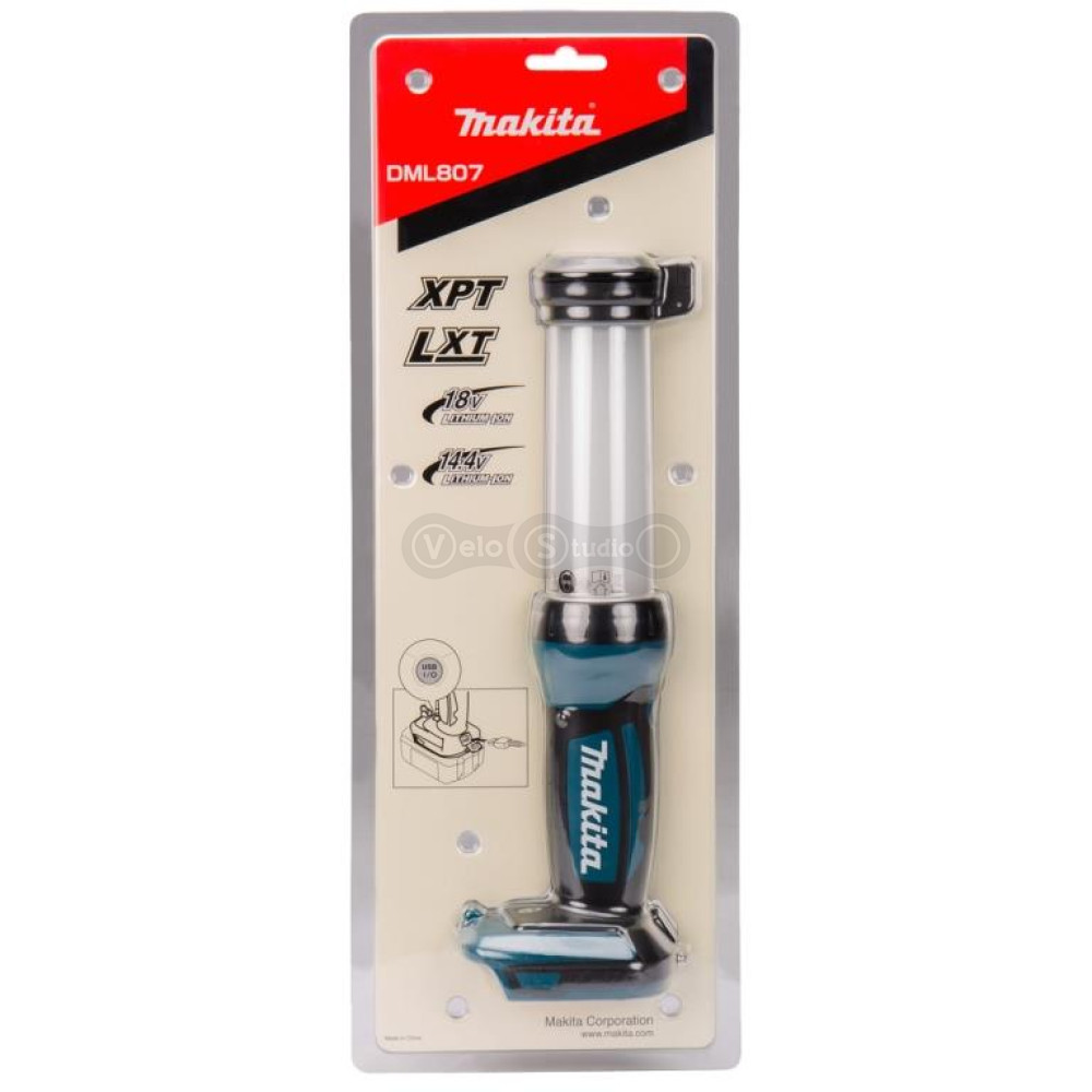 Аккумуляторный фонарь Makita DML807 18V - до 44 часов свечения