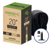 Велосипедная камера ONRIDE 20"x1.75-2.15" AV 48