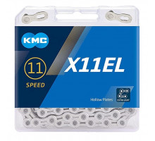 Цепь KMC X11EL Silver 11 скоростей 118 звеньев + замок