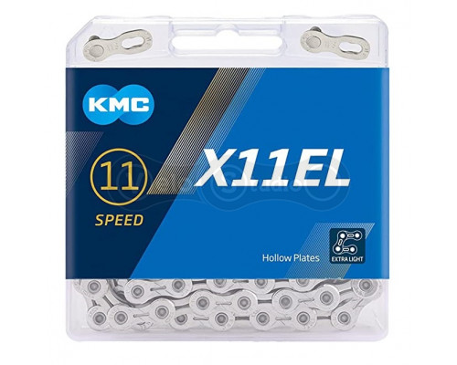 Ланцюг KMC X11EL Silver 11 швидкостей 118 ланок + замок