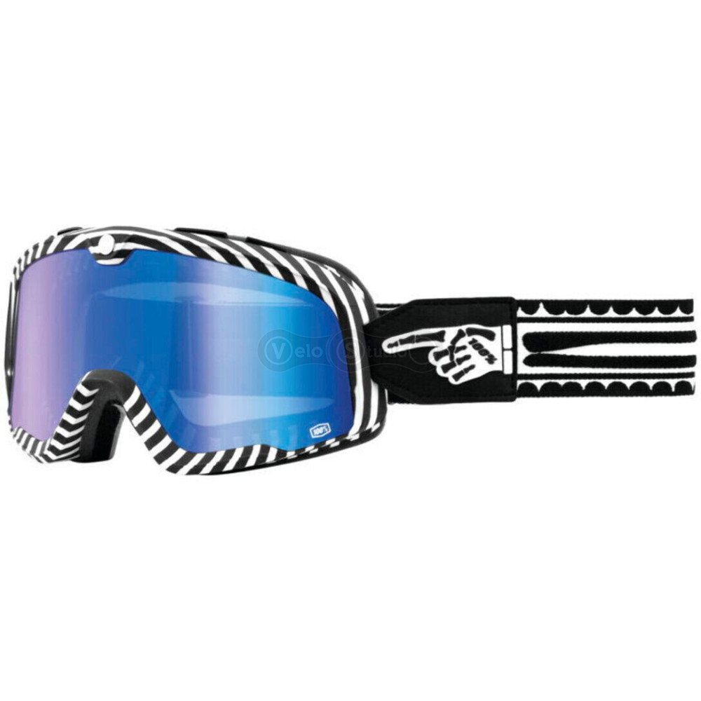 Маска Ride 100% BARSTOW Goggle Death Spray - Mirror Blue Lens