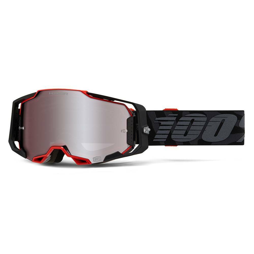 Маска Ride 100% Armega Goggle HiPER Renen - Silver Mirror Lens