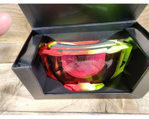 Маска Ride 100% Armega Goggle HiPER Solaris - Red Mirror Lens