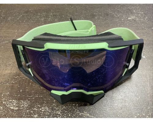 Маска Ride 100% Armega Goggle HiPER Uruma - Blue Lens