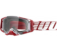 Маска Ride 100% Armega Goggle Oversized Deep Red - Clear Lens