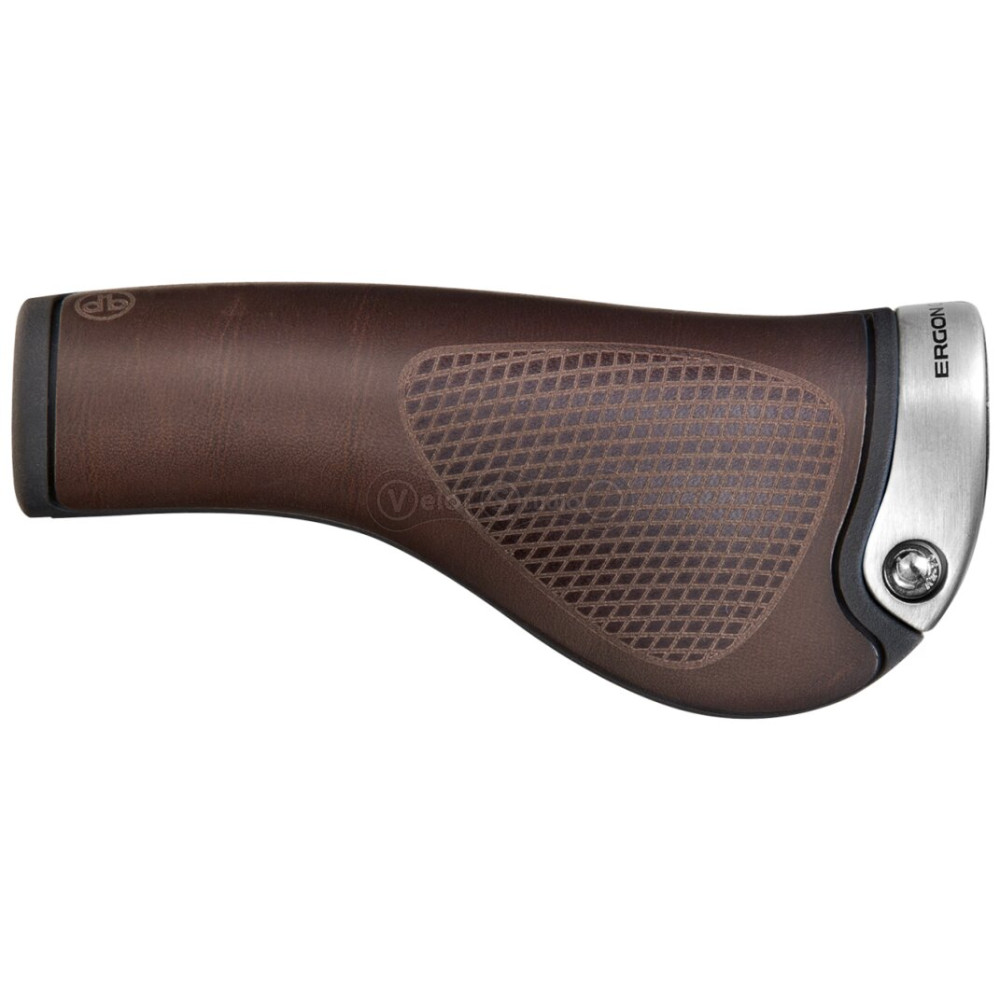 Грипсы Ergon GP1 BioLeder Brown эргономичные ручки руля