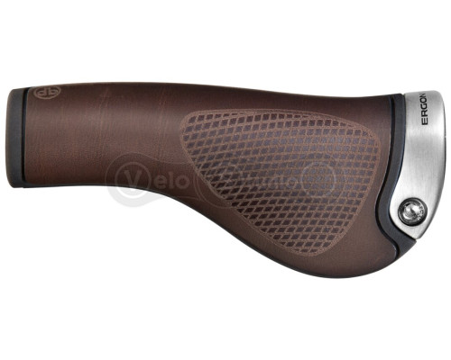 Грипси Ergon GP1 BioLeder Brown ергономічні ручки керма