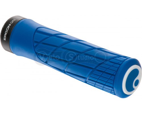 Грипсы Ergon GA2 Fat Midsummer Blue 33 мм, ручки руля