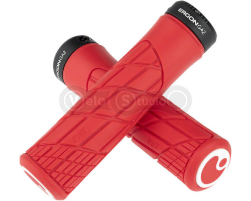Грипсы Ergon GA2 Fat Risky Red 33 мм, ручки руля