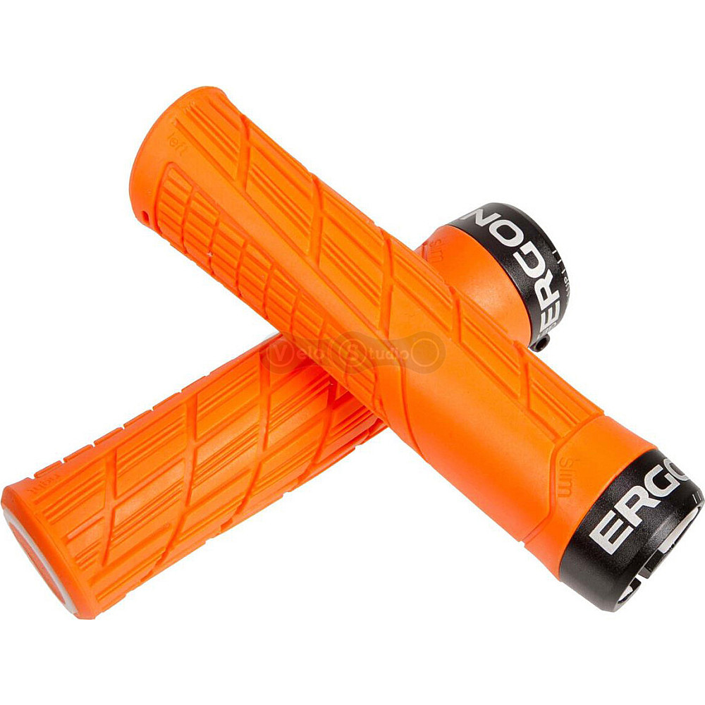 Грипсы Ergon GE1 Evo Juicy Orange Slim, ручки руля