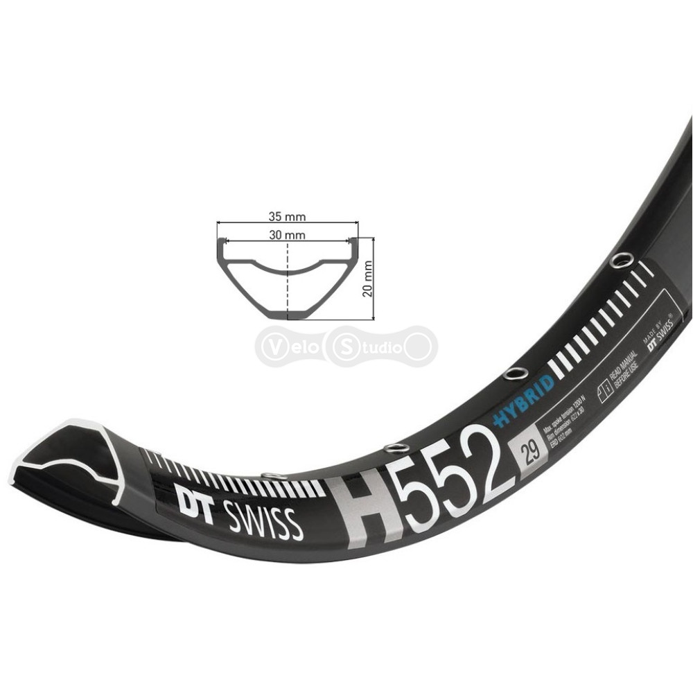 Обід DT Swiss H 552 29x30 32 спиці