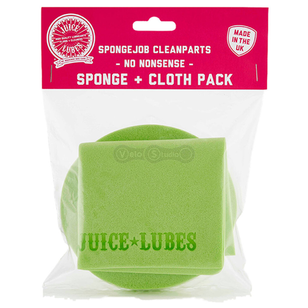 Губка Juice Lubes Sponge + салфетка микрофибра Cloth Pack