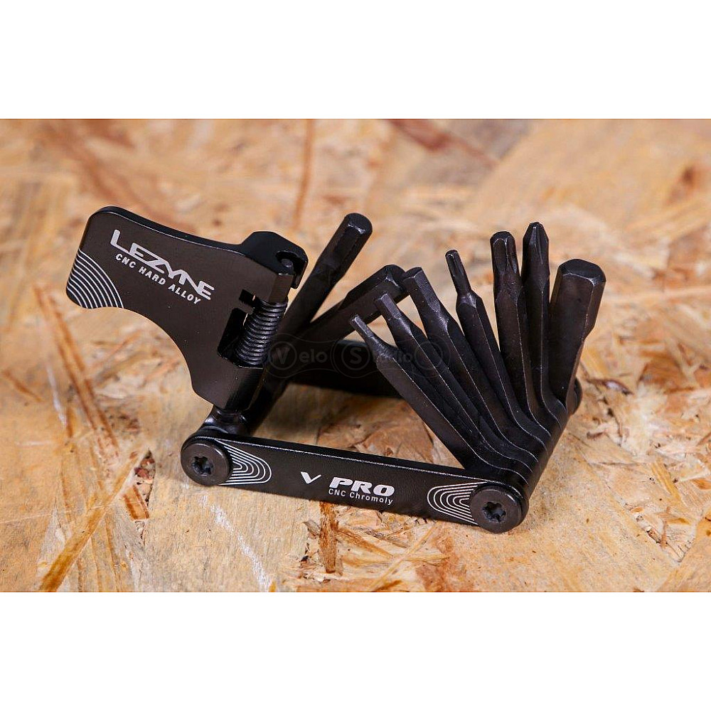Мультитул Lezyne V PRO 10 з вичавкою ланцюга чорний