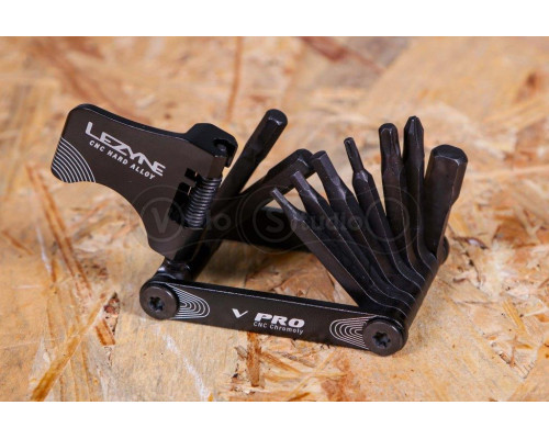 Мультитул Lezyne V PRO 10 з вичавкою ланцюга чорний