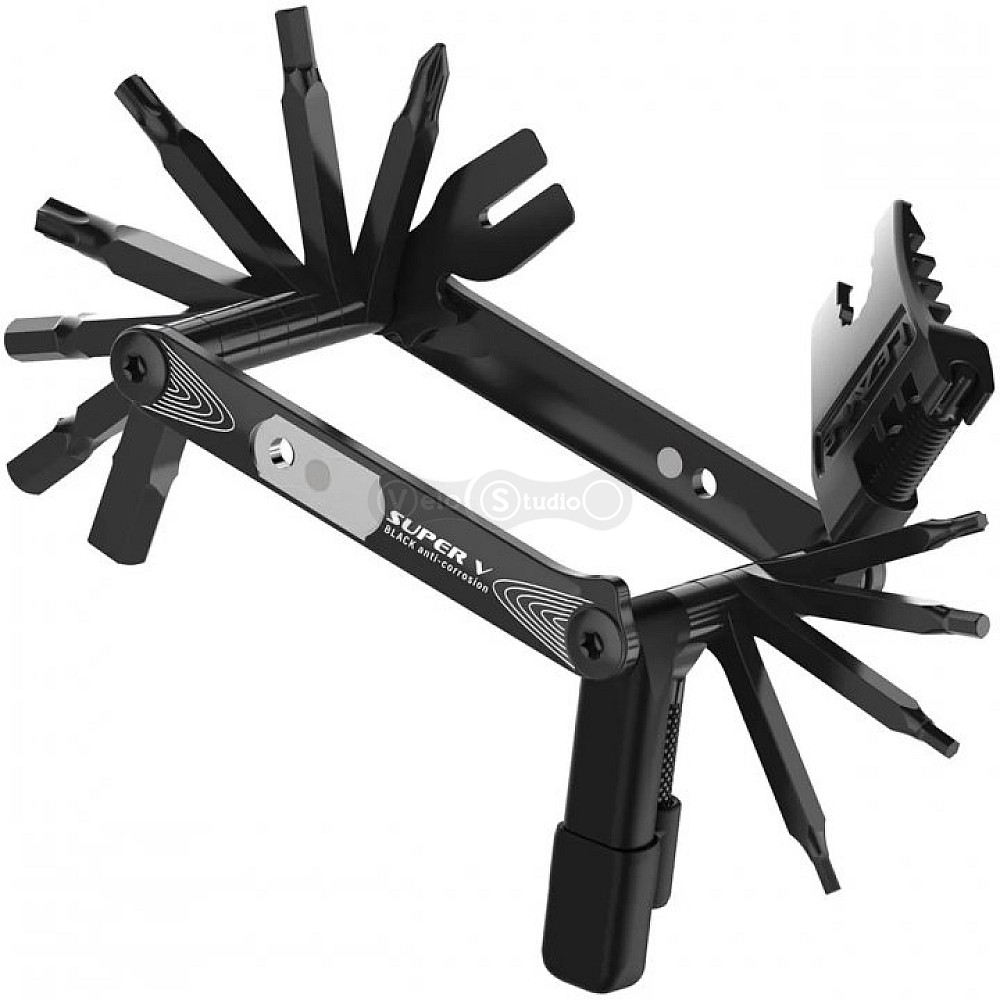 Мультитул Lezyne SUPER V23 с выжимкой цепи черный