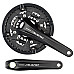 Шатуны Shimano FC-T4060 Alivio, Octalink 175 мм, 44x32x22, черные с защитой