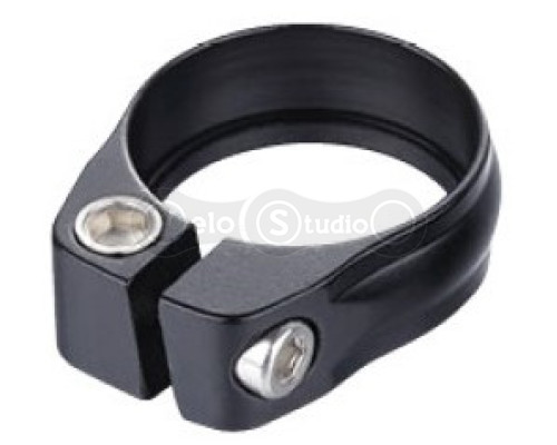 Підсідельний затискач Kenli KL-R09 34.9, під шестигранник, діаметр 34,9 мм, чорний