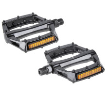 Педали ONRIDE Jump 10, алюминий (112x109) шарики, черный (polybag)