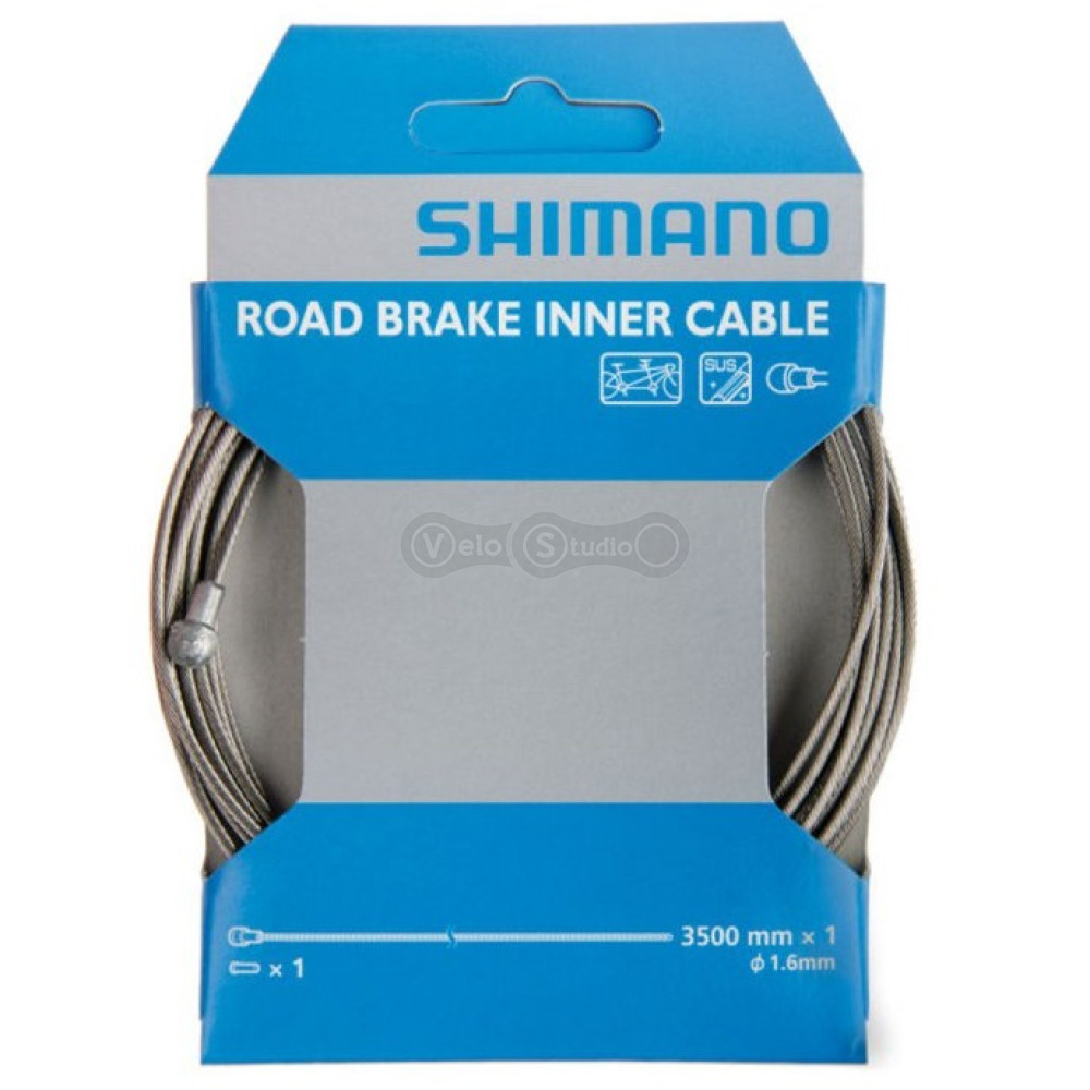 Трос тормоза Shimano 3500Х1.6мм, нержавейка полированная