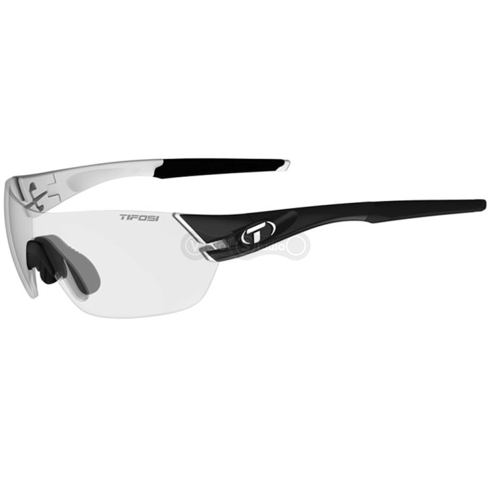 Вело очки Tifosi Slice Black/White линзы Light Night Fototec