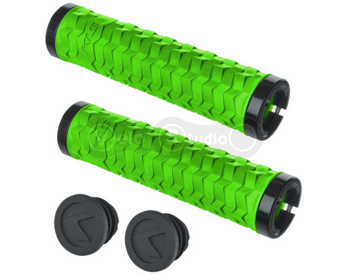Грипсы KLS Poison Double LockOn зелёные