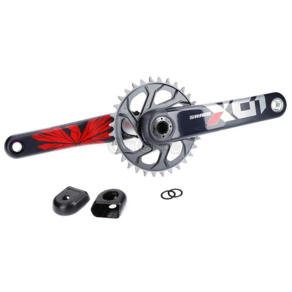 Шатуны Sram X01 Eagle Boost DUB 175 мм 32T Lunar Oxy