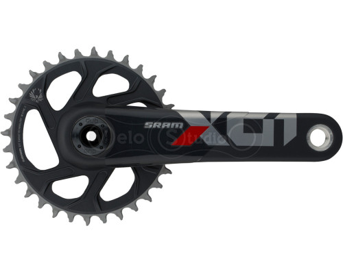 Шатуны Sram X01 Eagle Boost DUB 175 мм 32T Lunar Oxy