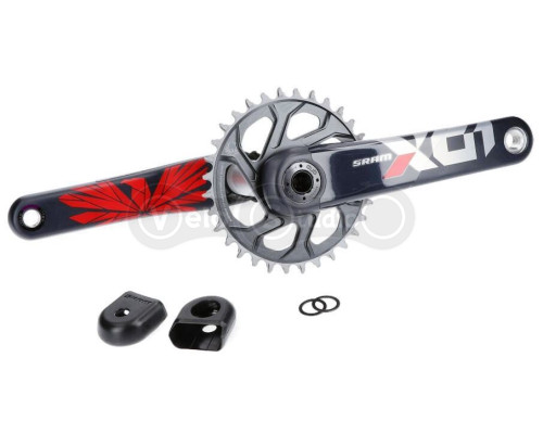 Шатуни Sram X01 Eagle DUB 170 мм 32T Lunar Oxy