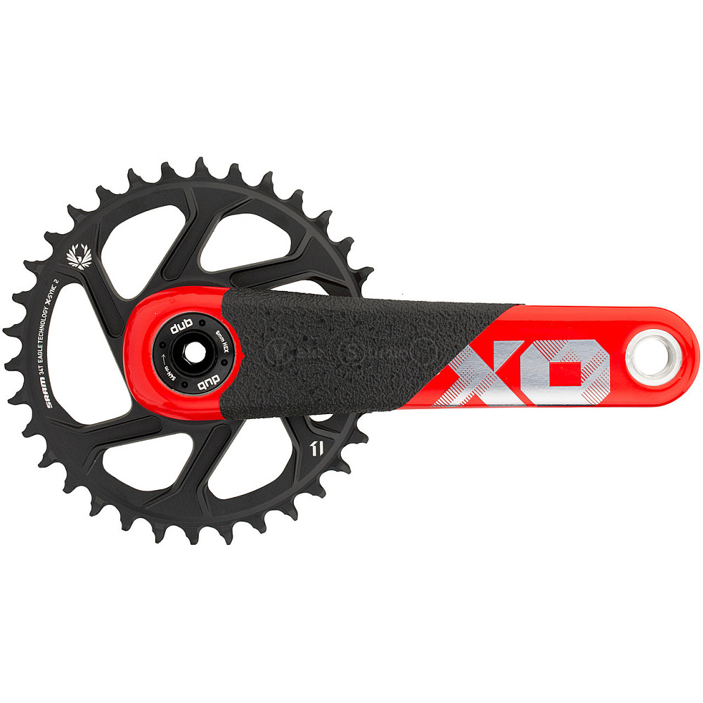 Шатуны Sram X01 All Downhill DUB83 165 мм 34T Red