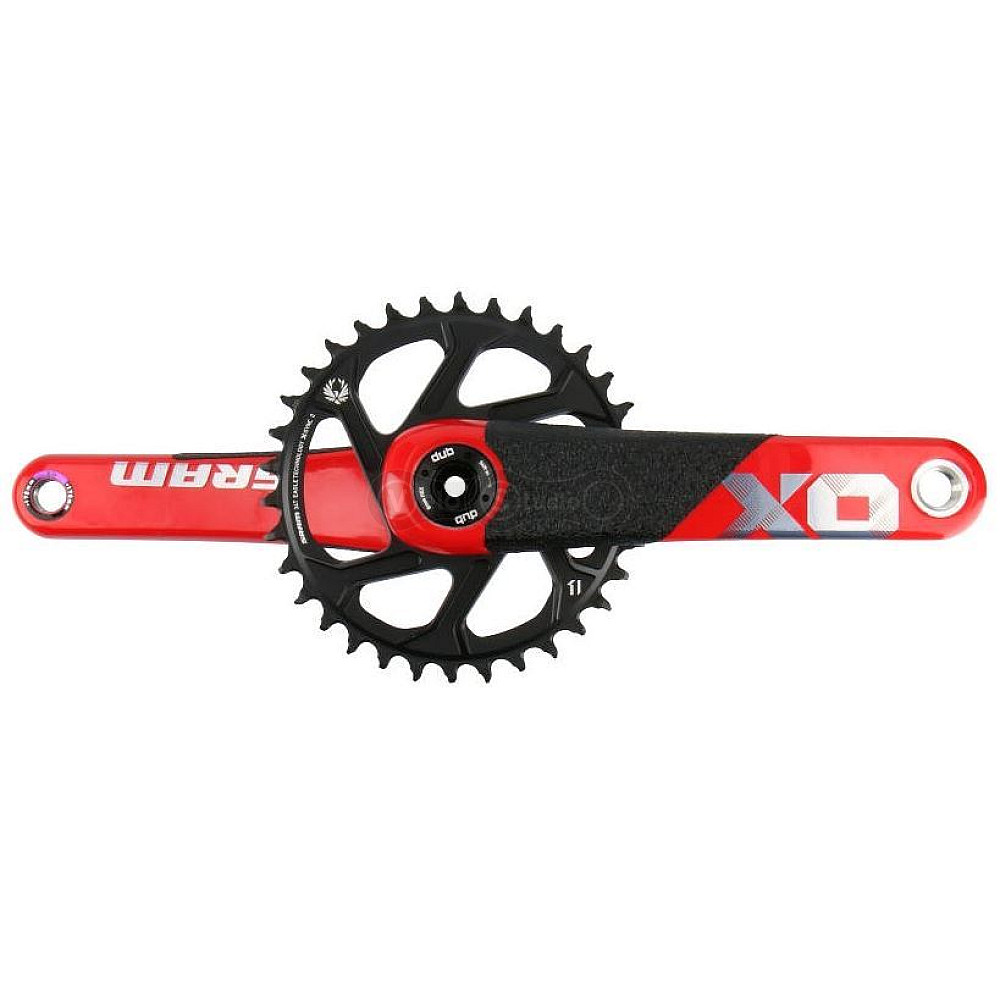Шатуны Sram X01 All Downhill DUB83 165 мм 34T Red