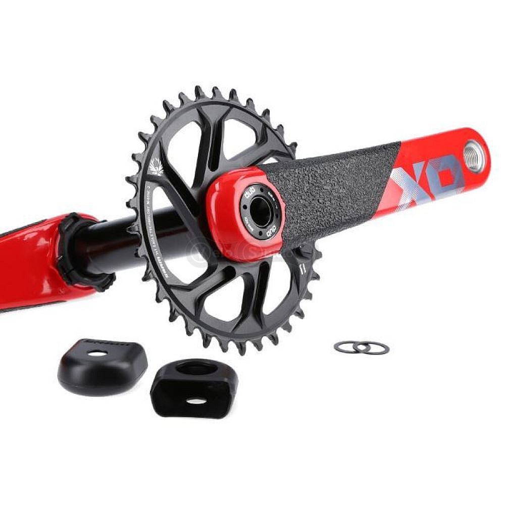 Шатуны Sram X01 All Downhill DUB83 165 мм 34T Red