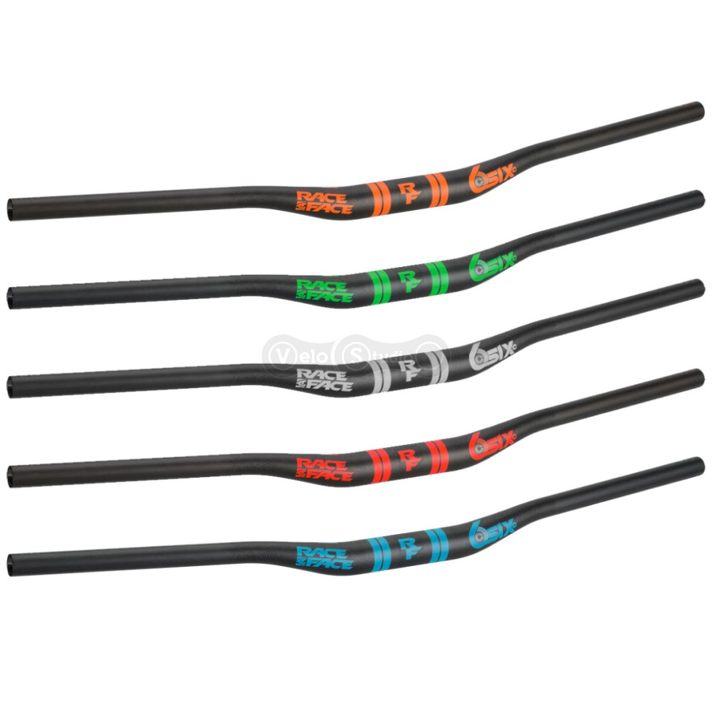 Руль Race Face SIXC 35 Carbon 820 мм подъём 20 мм синий