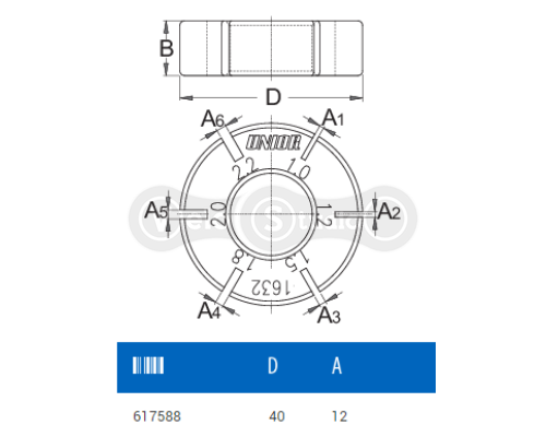 Ключ Unior Tools для утримання плоских спиць