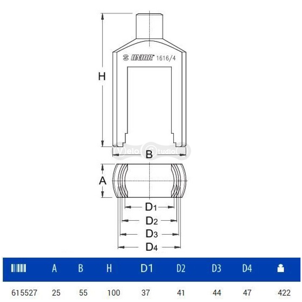 Съёмник Unior Tools подшипников рулевой колонки