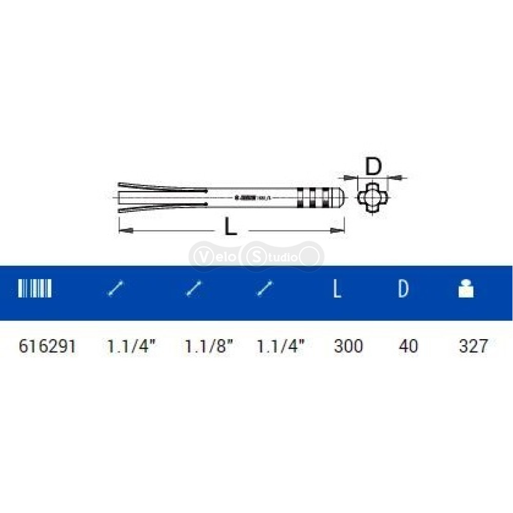 Съёмник Unior Tools чашек рулевой колонки 1 1/8