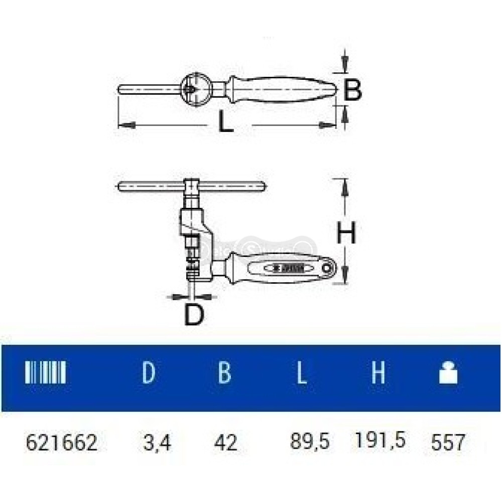 Вижимання ланцюга Unior Tools Pro 6-12 швидкостей