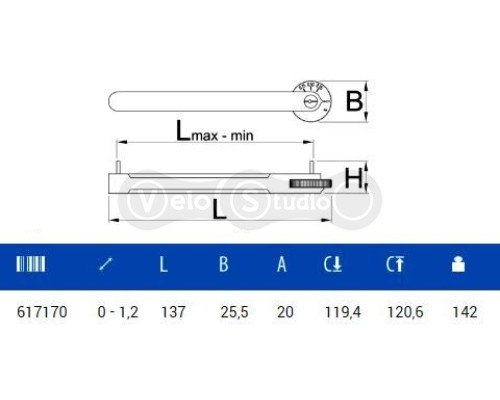 Індикатор зношування ланцюга Unior Tools Pro