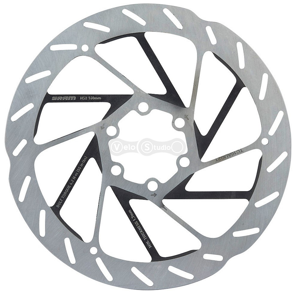 Ротор SRAM HS2 6-болтов 160 мм Rounded