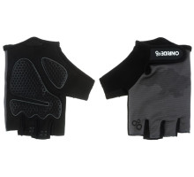 Вело перчатки ONRIDE Hold 20 UA с гелем серые размер M