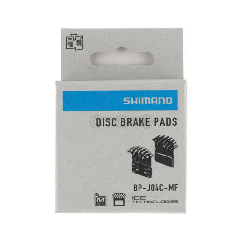 Колодки гальмові Shimano J04C +радіатор XTR/XT/SLX/ALFINE, метал