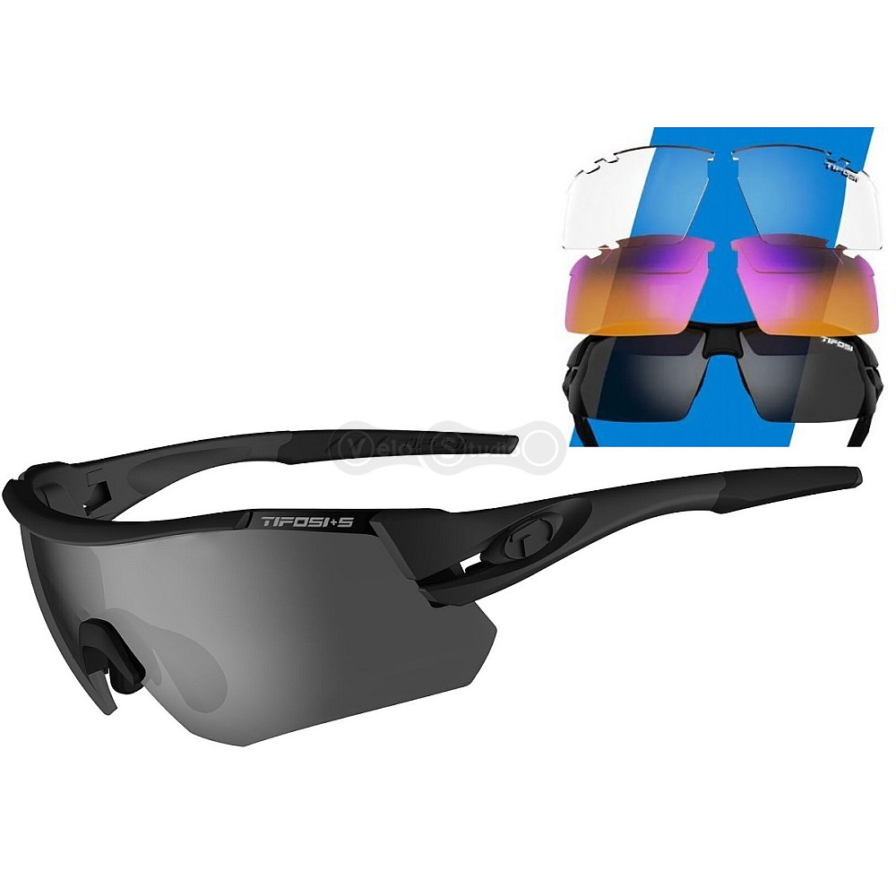 Окуляри Tifosi Z87.1 Alliant 2.0 Blackout, змінні лінзи Smoke/HC Red/Clear