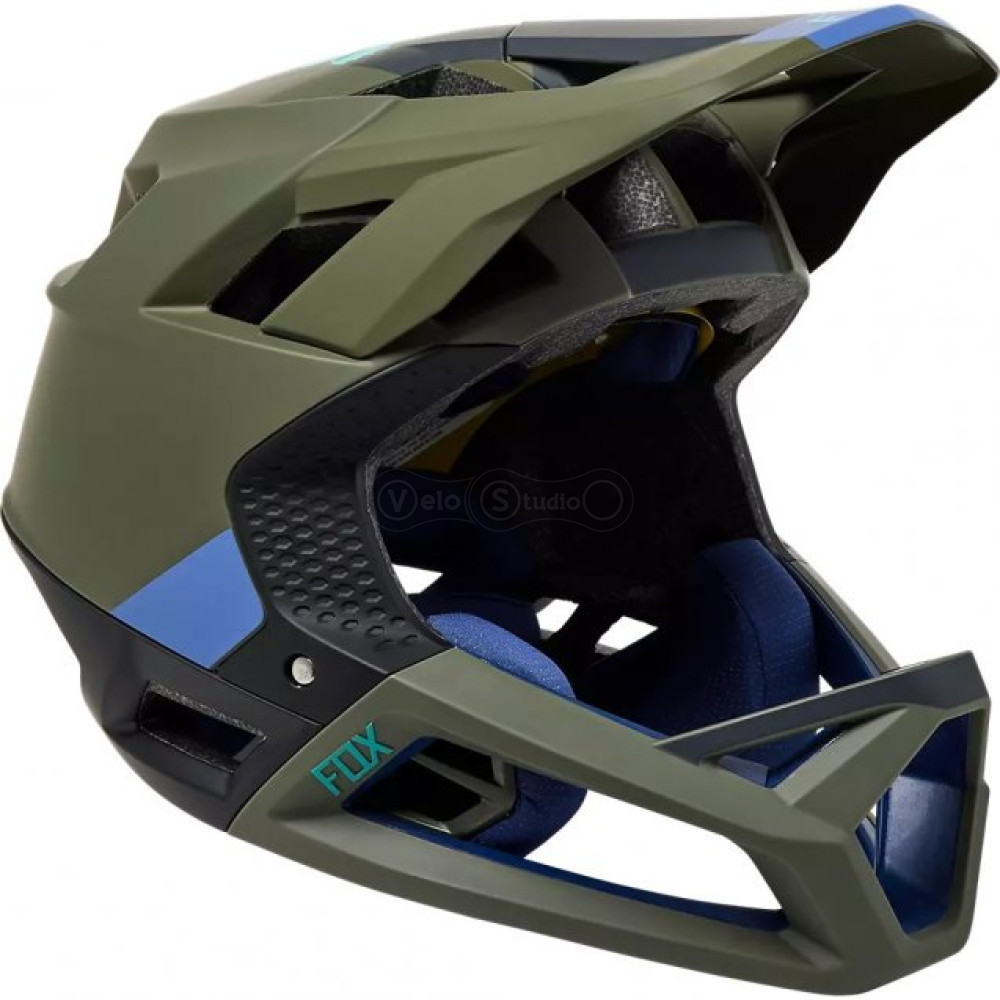 Вело шолом FOX Proframe MIPS Integra Blocked Olive Green розмір L (58-61 см)