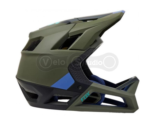 Вело шлем FOX Proframe MIPS Integra Blocked Olive Green размер L (58-61 см)