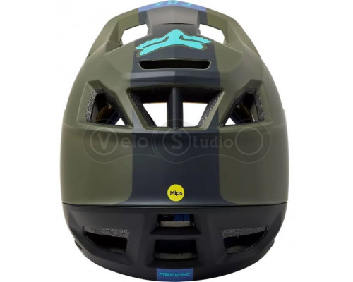 Вело шлем FOX Proframe MIPS Integra Blocked Olive Green размер L (58-61 см)