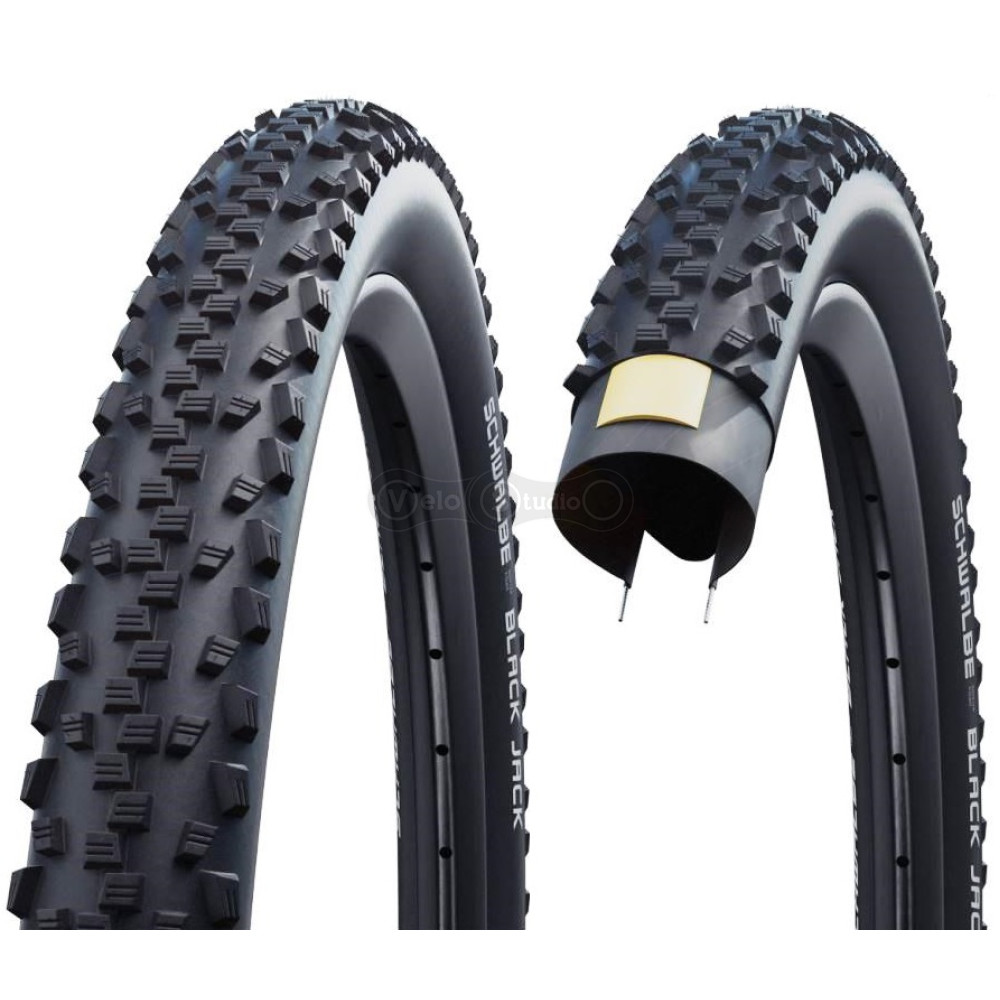 Покрышка 20x1.90 (47-406) Schwalbe BLACK JACK K-Guard Active B/B-SK HS407 SBC, 50EPI